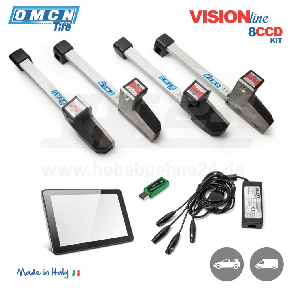 Achmessgerät OMCN Vision 8 CCD Kit, PKW und Transporter