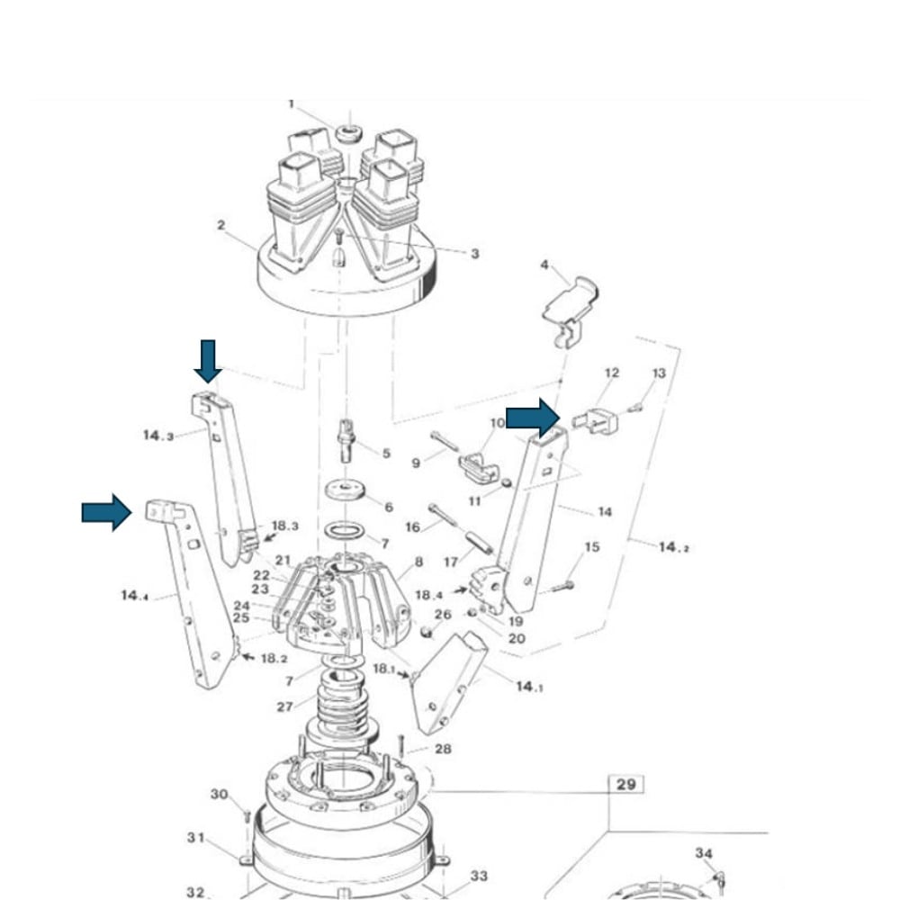 Spanngummi für Butler 1022P