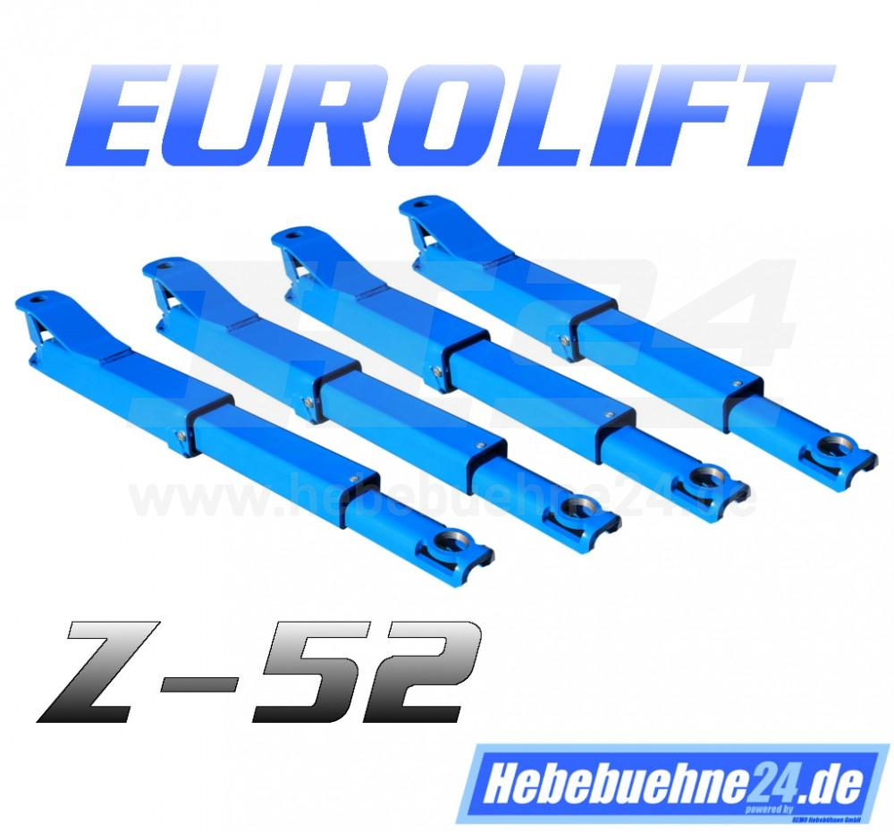 Tragarme in 3S-Ausführung (3-teilig) für Eurolift Z-52 als Nachrüstsatz (4 Tragarme)