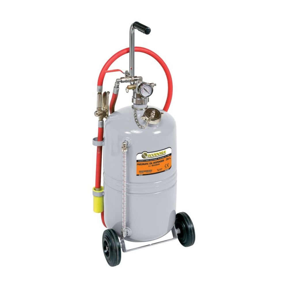 Pneumatische Ölpumpe, 24 Liter mit Füllstandanzeige