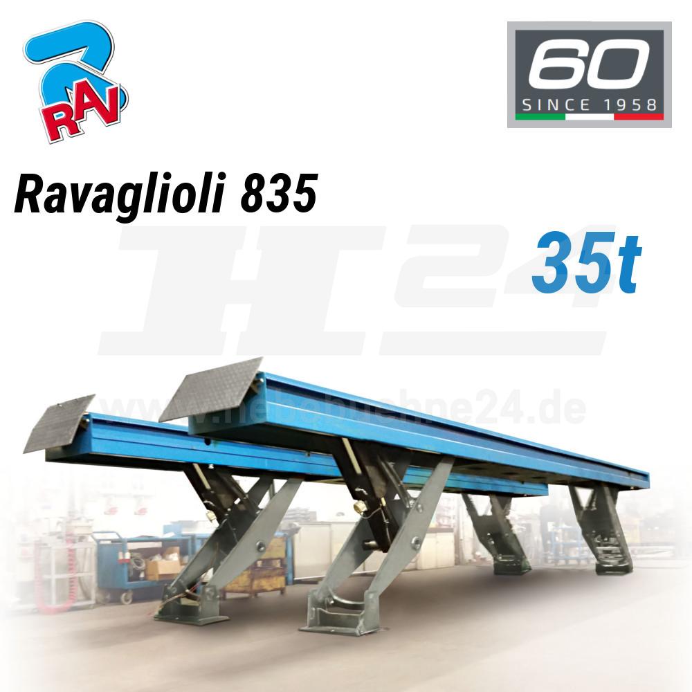 Ravaglioli 835 » 35t » Freeline-Hebebühne » Über- und Unterflur