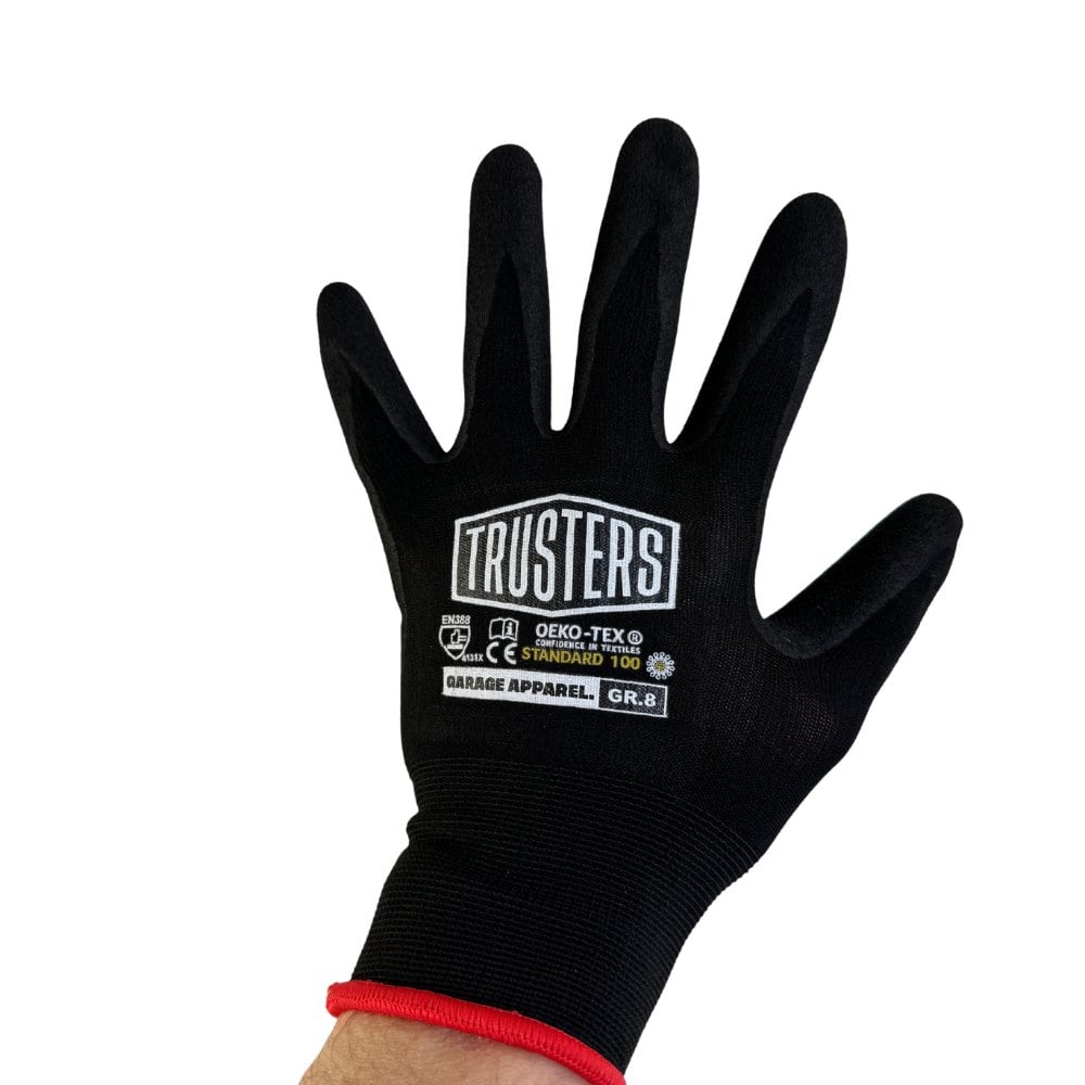 TRUSTERS GRIP Arbeitshandschuhe - Für Touchscreen, OEKO-TEX®, 12er Pack, Gr. 9