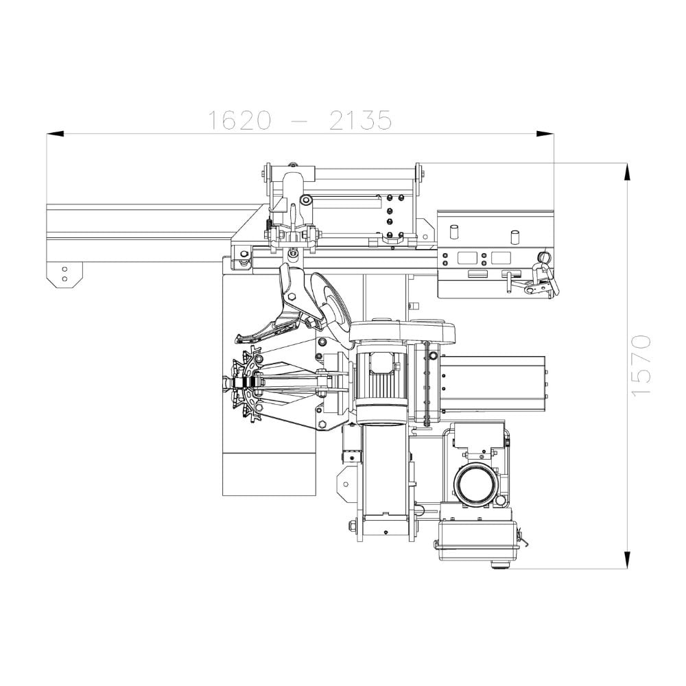 ATH 7228 | LKW-Reifenmontiermaschine bis 1.600 mm | 14–28 Zoll