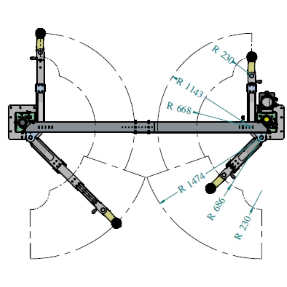 RAV KPH35EVP | 3.5 t | lifting arms for electric vehicles