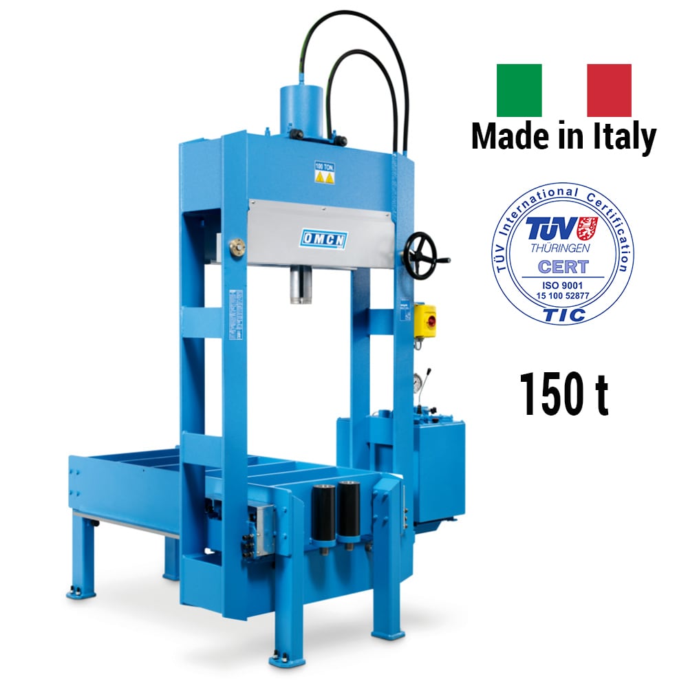 Portalpresse 150t » OMCN 204/WM » Mit beweglichem Tisch