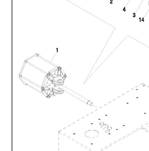 Abdrückzylinder für Ravaglioli Reifenmontiergerät G7641