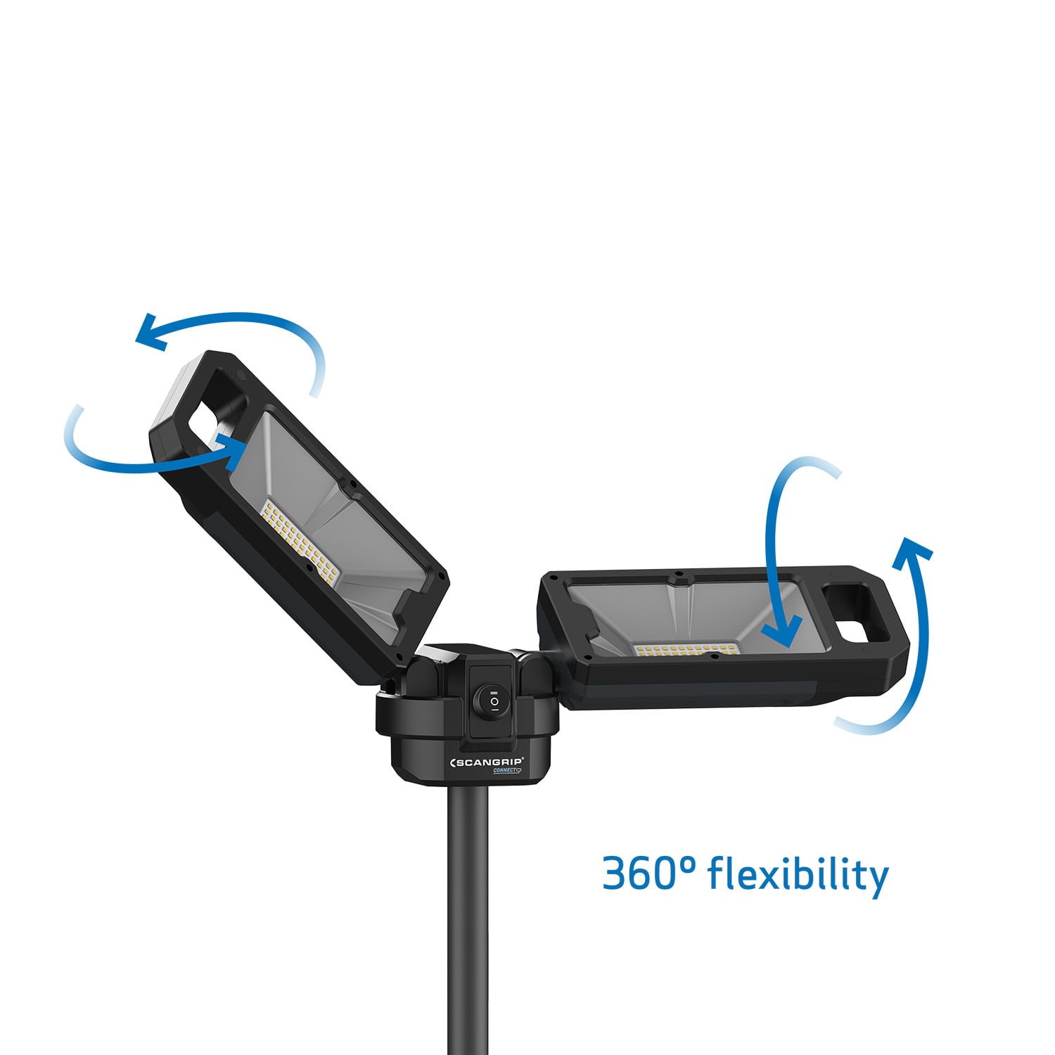 TOWER 5 CONNECT Strahler mit 5000 Lumen und integriertem Stativ