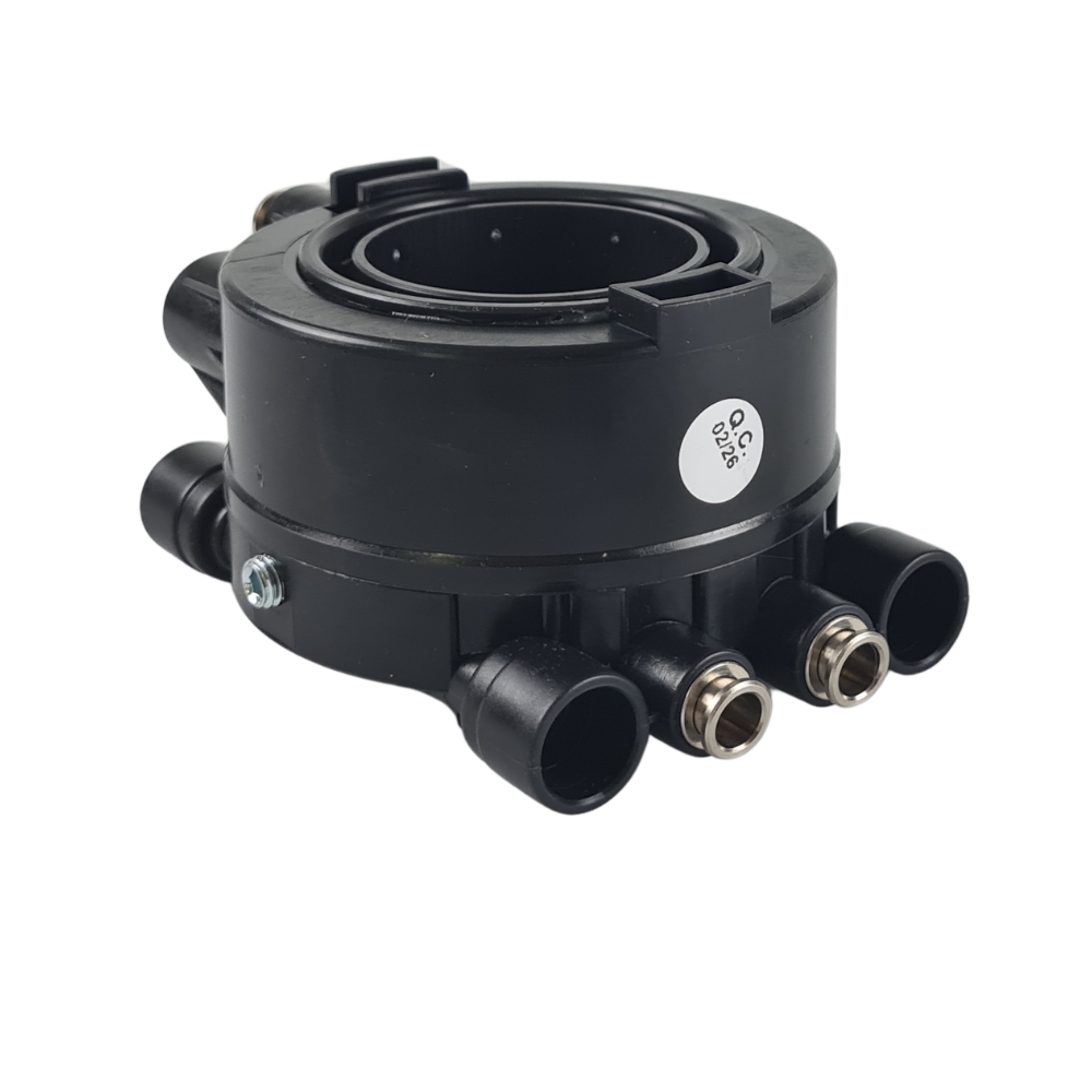 Rotary valve air distributor for Ravaglioli tire changers