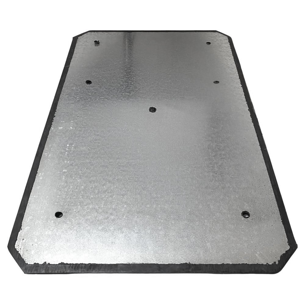 Gummiplatte für Slift und IME Hebebühnen » 535 x 350 x 12 mm » verstärkt