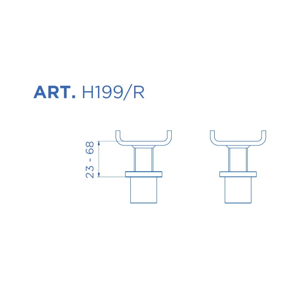 U-Aufnahme für OMCN 199/ALFA, 199/BETA, 199/R, 199/RL, 199/RX, 199/RY | Set