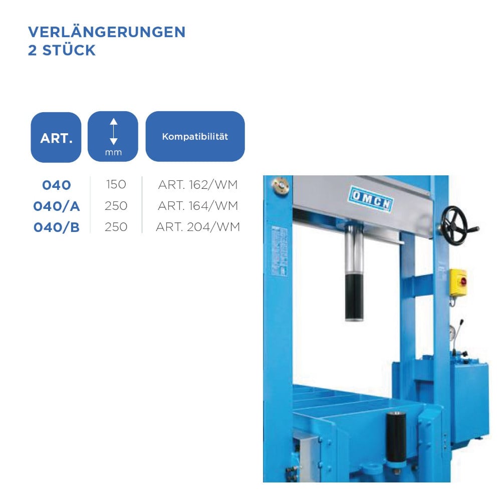 Portalpresse 50t » OMCN 162/WM » Mit beweglichem Tisch
