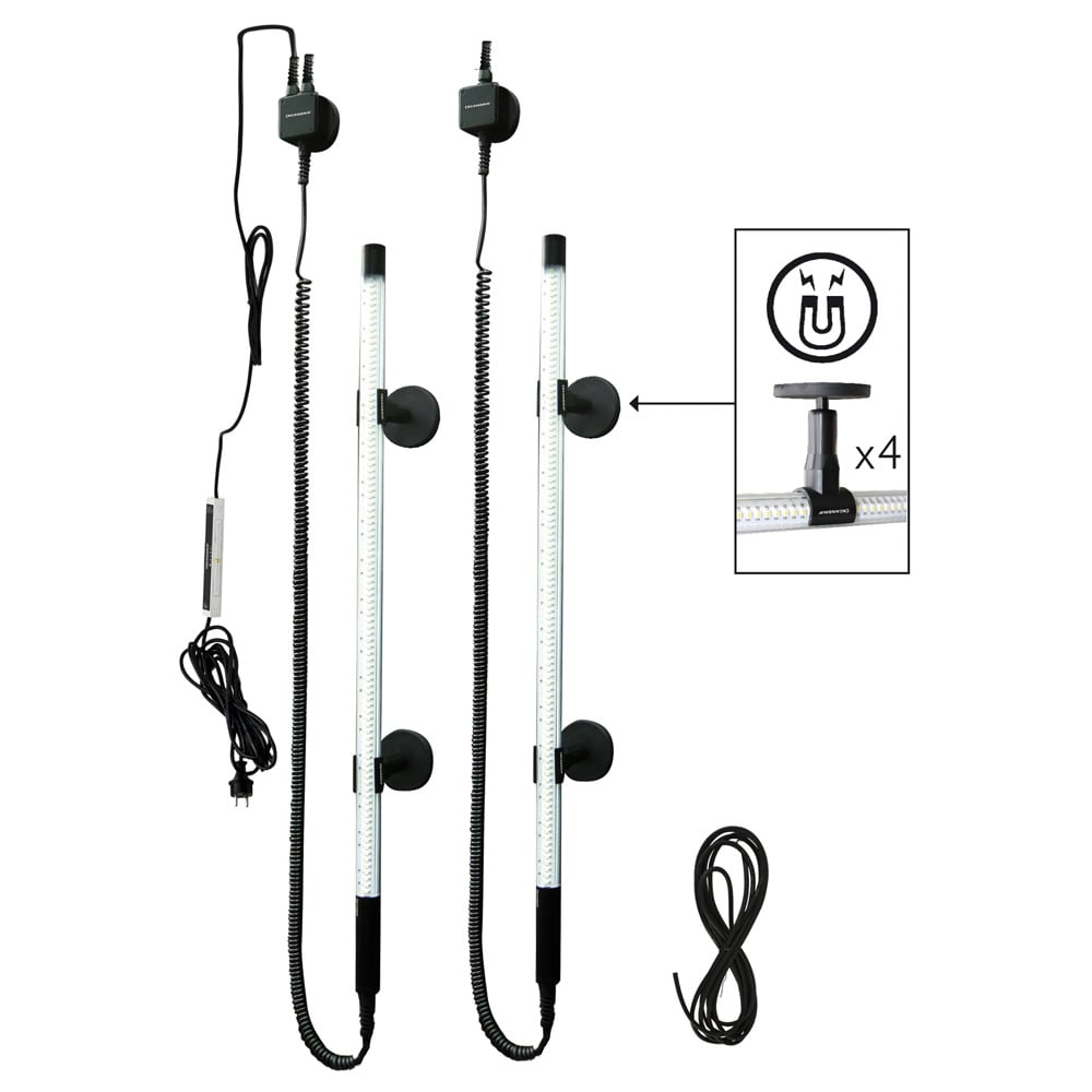 LINE LIGHT 2 POST - Universelle Beleuchtung für 2-Säulenhebebühnen, Scherenhebebühnen