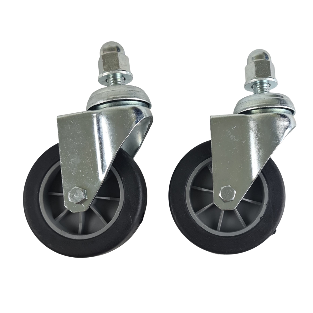 Swivel casters for Ecodora/Raasm 44090 oil extraction device (set of 2)