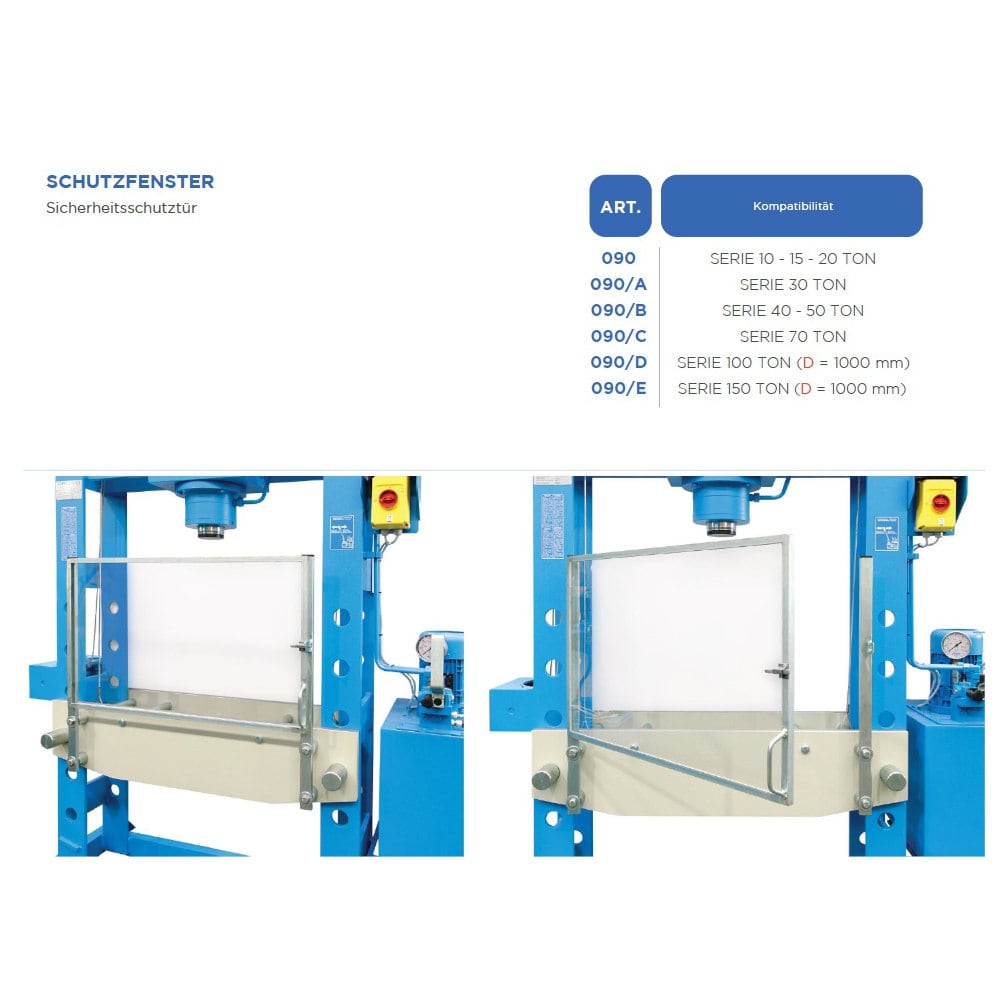 Pneumatische Presse mit 50t, OMCN158/IP