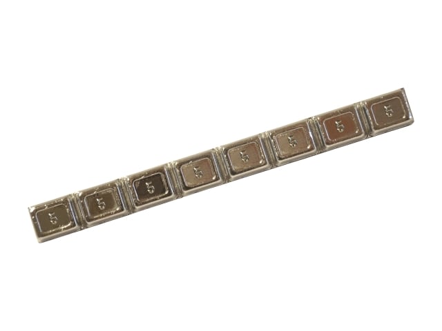 Klebegewichte für Motorradfelgen 50 x 40g Riegel CHROM