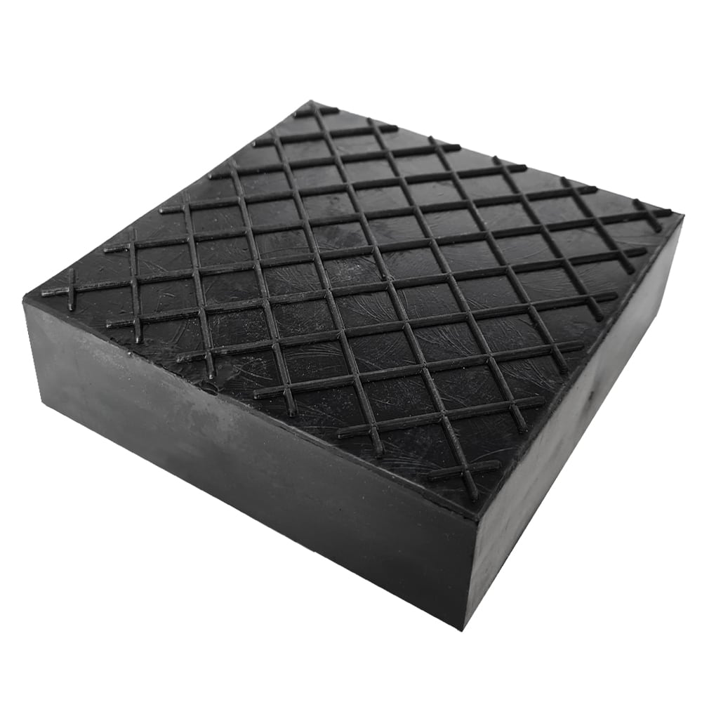 Gummiblock, Vollmaterial, Oberflächenstruktur » 120 x 120 x 35 mm