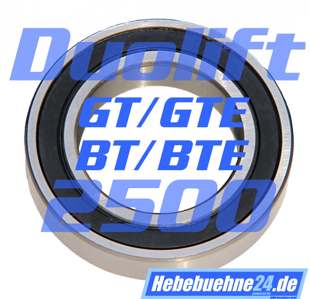 Rillenlager für Hofmann Duolift 2500 GT / GTE / BT / BTE / MT / MTE oben im Galgen