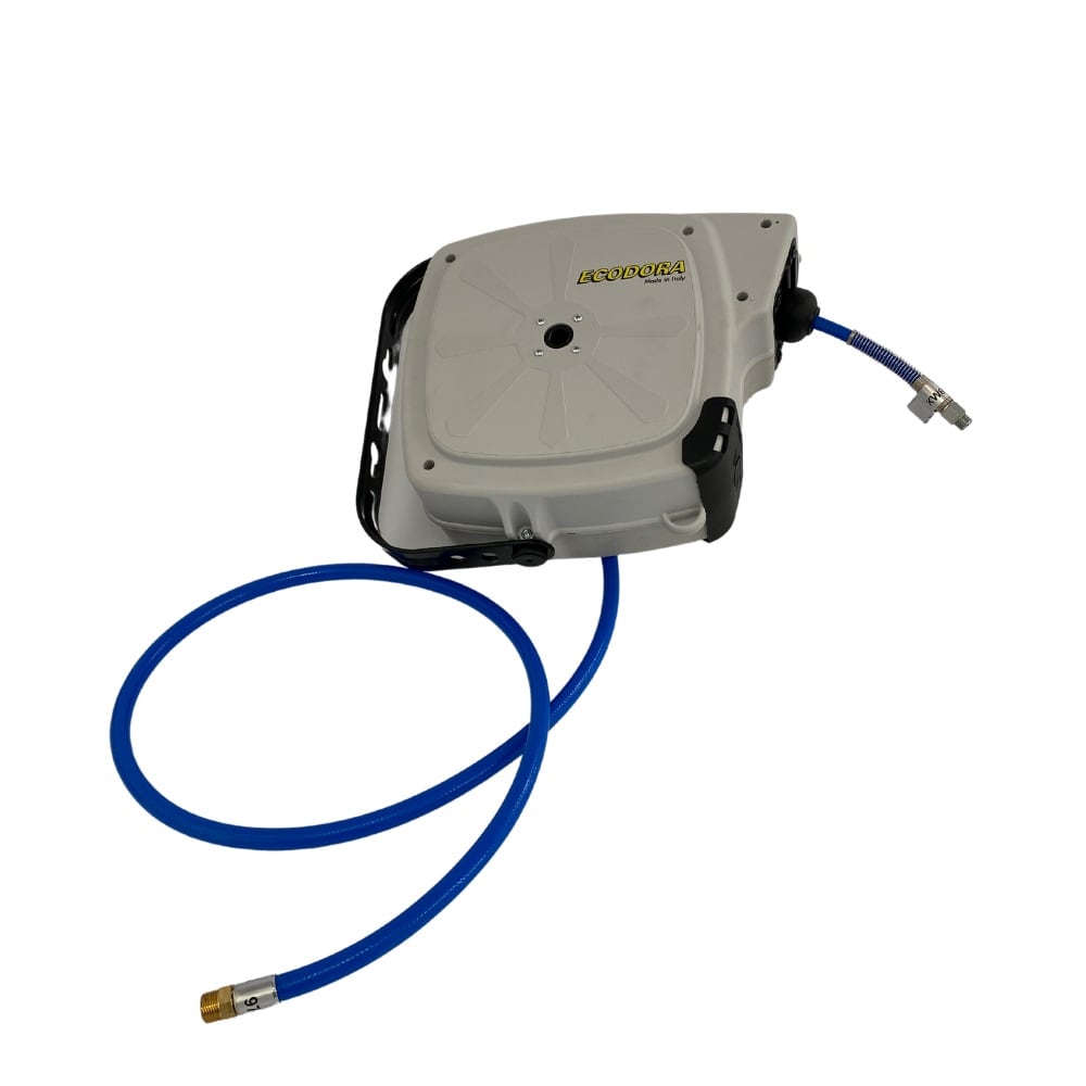 Ecodora Schlauchaufroller 42848/12/C1 | Luft + Wasser | 14 m Schlauch | Kunststoff