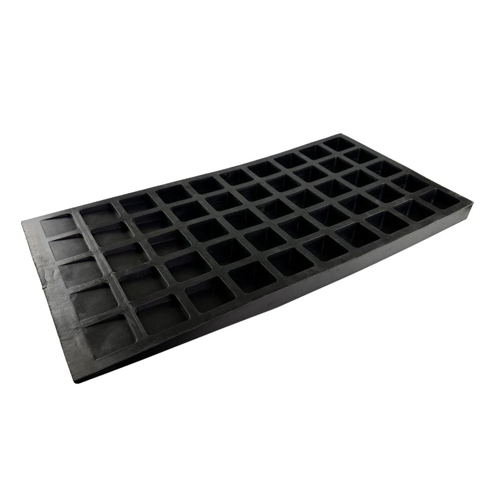 Auffahrrampe für Scheren- & 4-Säulen-Hebebühnen – Gummi, 5.000 kg, 1000 × 500 × 50 mm