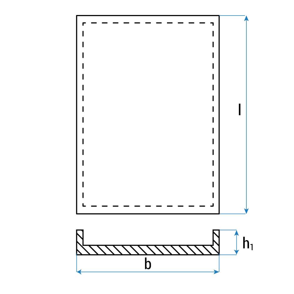 Gummiteller für Rangierwagenheber » eckige Ausführung »120 x 120 x 25 mm