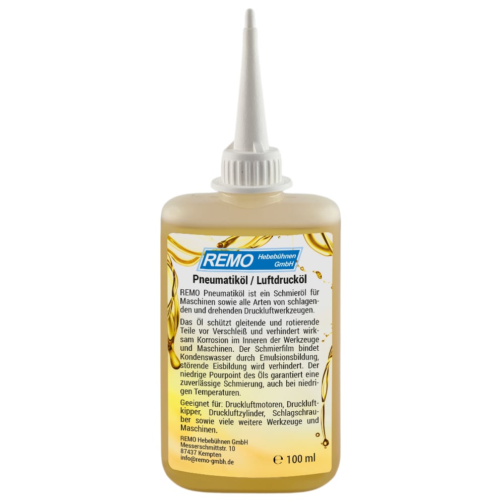 Pneumatiköl für Wartungseinheit an Reifenmontiergerät 100 ml