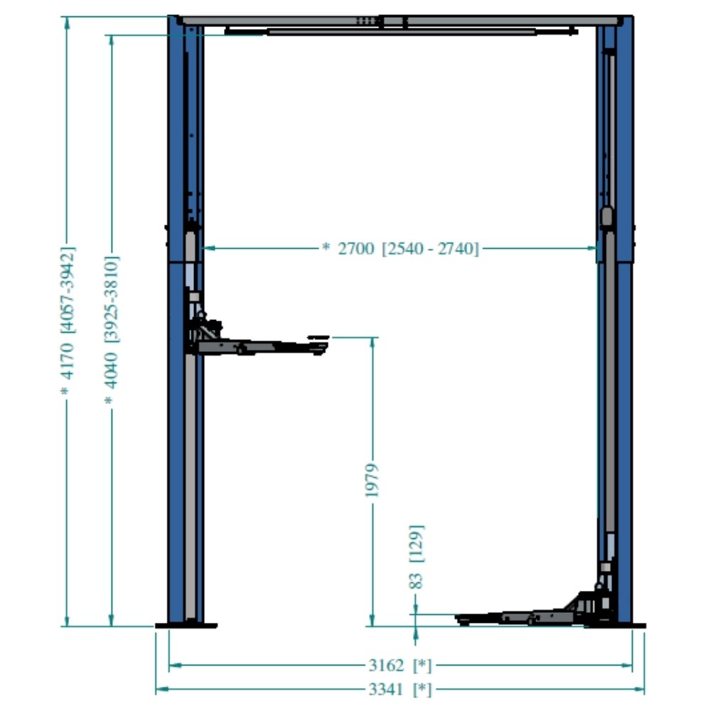 RAV KPH35RM | 3.5 t | low-profile arms for sports cars