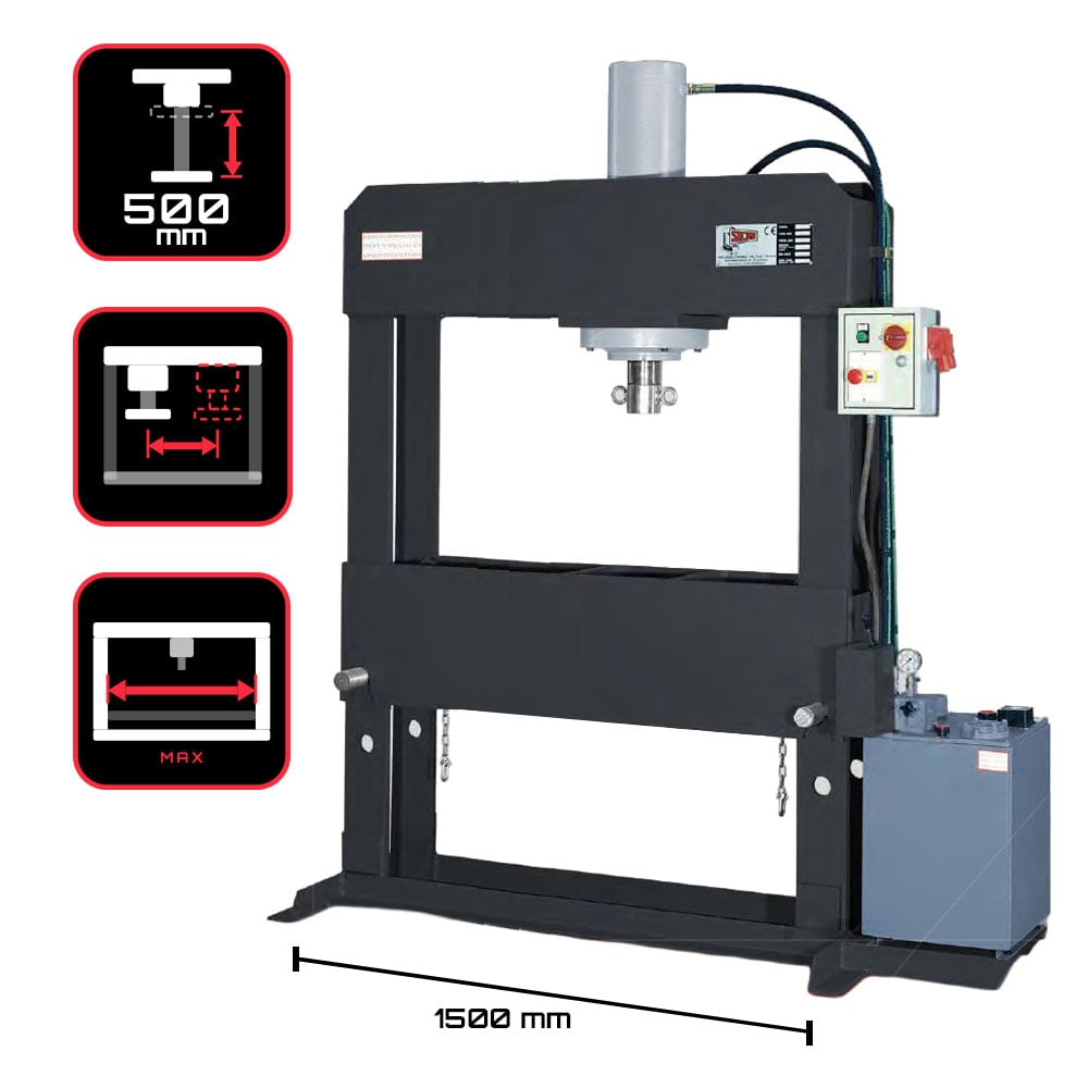 SICMI PSS 100MC | 100 t Pressing Force | Movable Cylinder 1150 mm