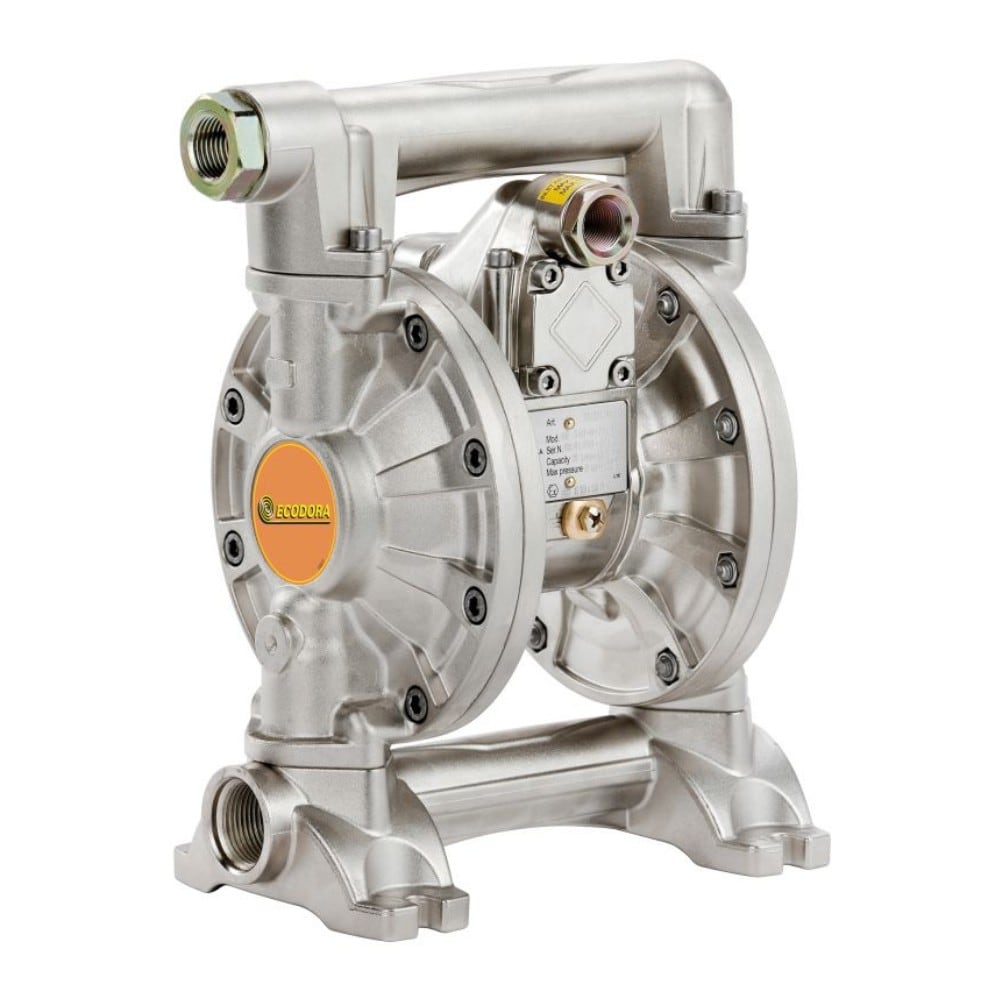 Membranpumpe aus Aluminium, 70 l/min. Membranen aus NBR