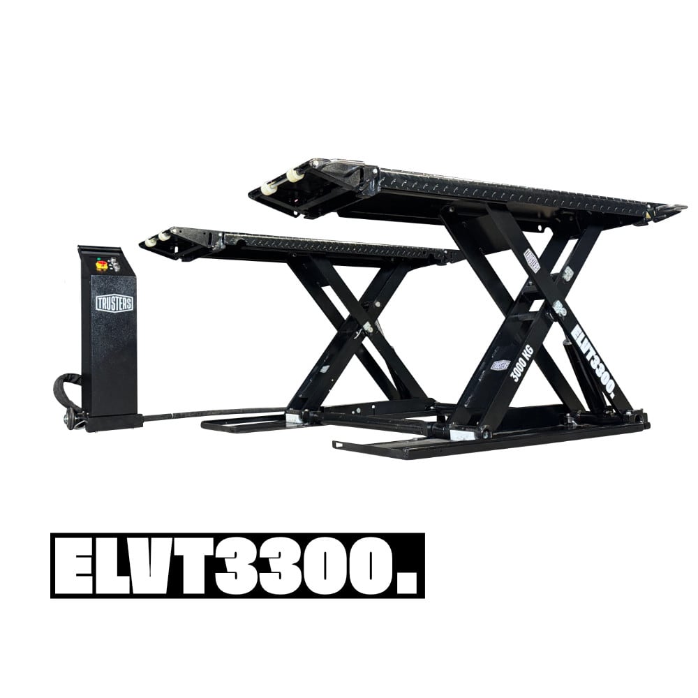 TRUSTERS ELVT3300 | 3t Tragkraft | Mobile Kurzhub-Hebebühne / Scherenhebebühne