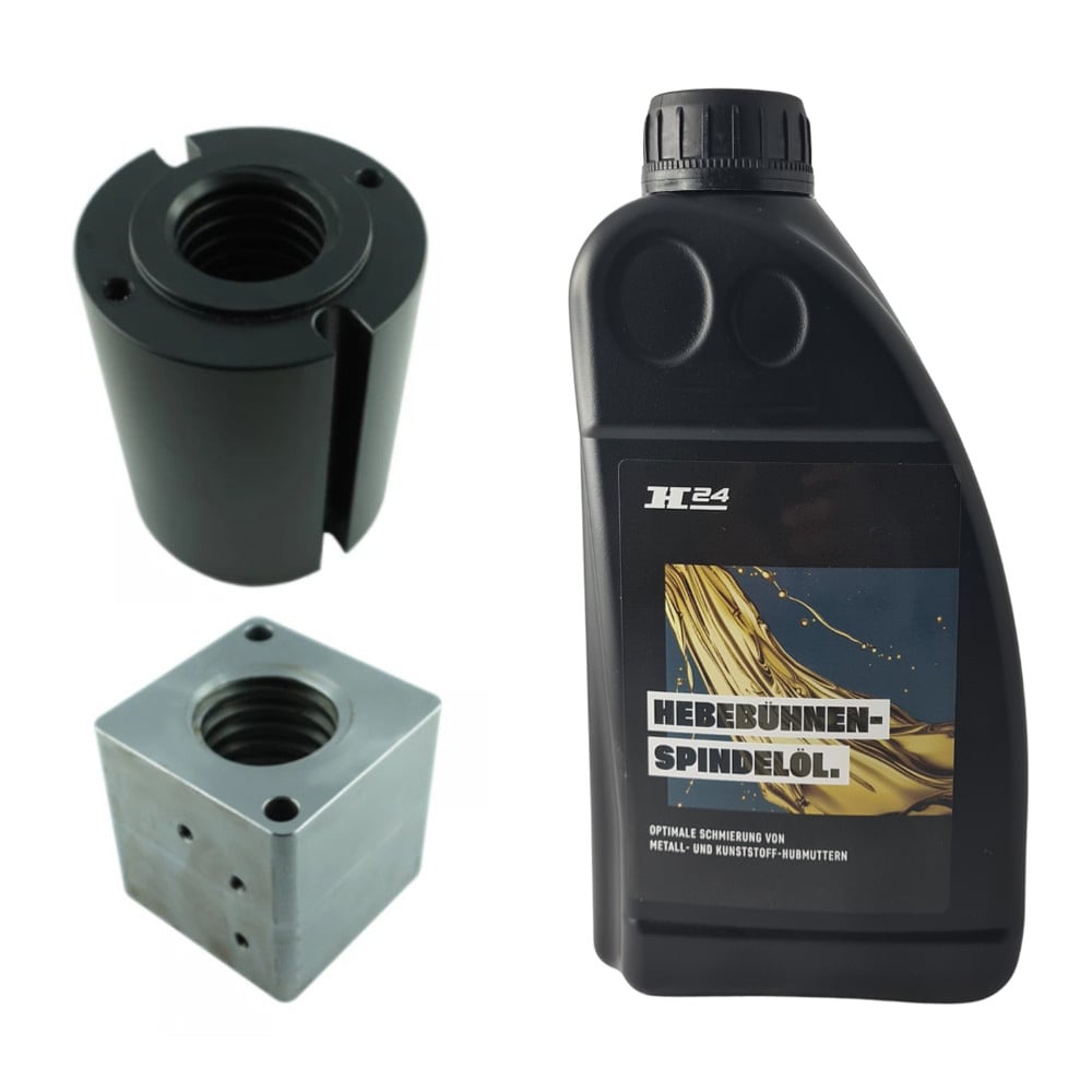 Hubmutter-Paket für Nussbaum S, SE, SEL, ATL, BSE ohne Anbauteile