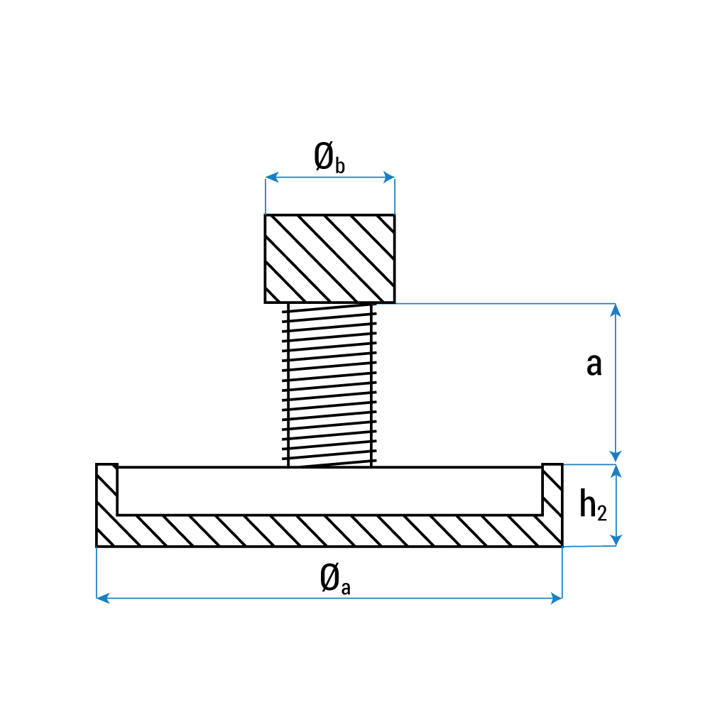 Lift Pad / Support OMCN 2-Post Lift 199/GK, Gamma, Delta | 42mm | OMCAARC199U51