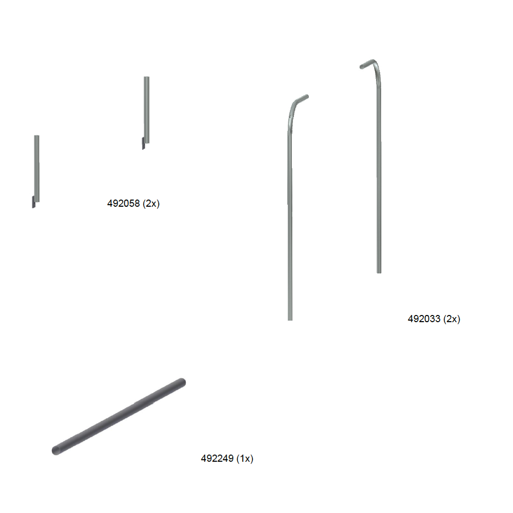 Cable Guide Consul EL 2.30-2.55 / HD FLEX 2.35 / TE2300-2400 | 492025