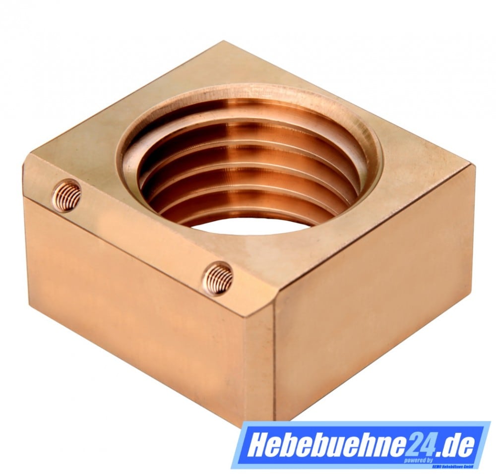 Sicherheitsmutter für Zippo Hebebühne Typ 1001, 1101, 1201, 1301, 1211, 1311, 1111, ZO2 mit Sägezahn