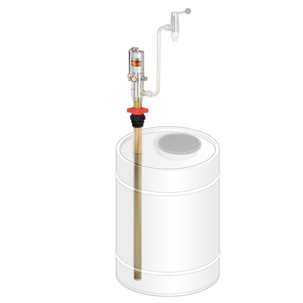 Pneumatische Fasspumpe S. 600, R 3:1 - 14 l/min, für 180 bis 220 kg Fässer