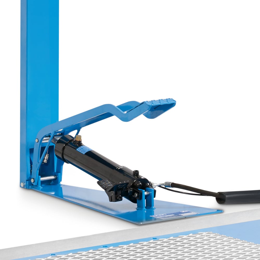 OMCN 196/P mit 500 kg Tragkraft, Fußpumpe, pneumatische Entriegelung