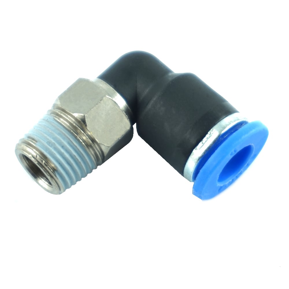 Pneumatische Winkelsteckverbindung R1/8" Ø6 mm für Reifenmontiergeräte