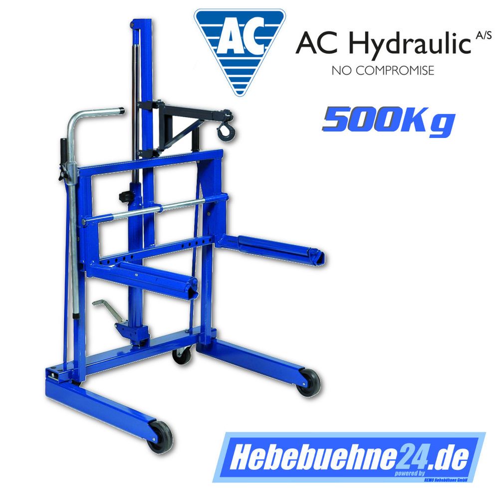 Radmontagegerät mit 500 kg » AC Hydraulic WTA 500