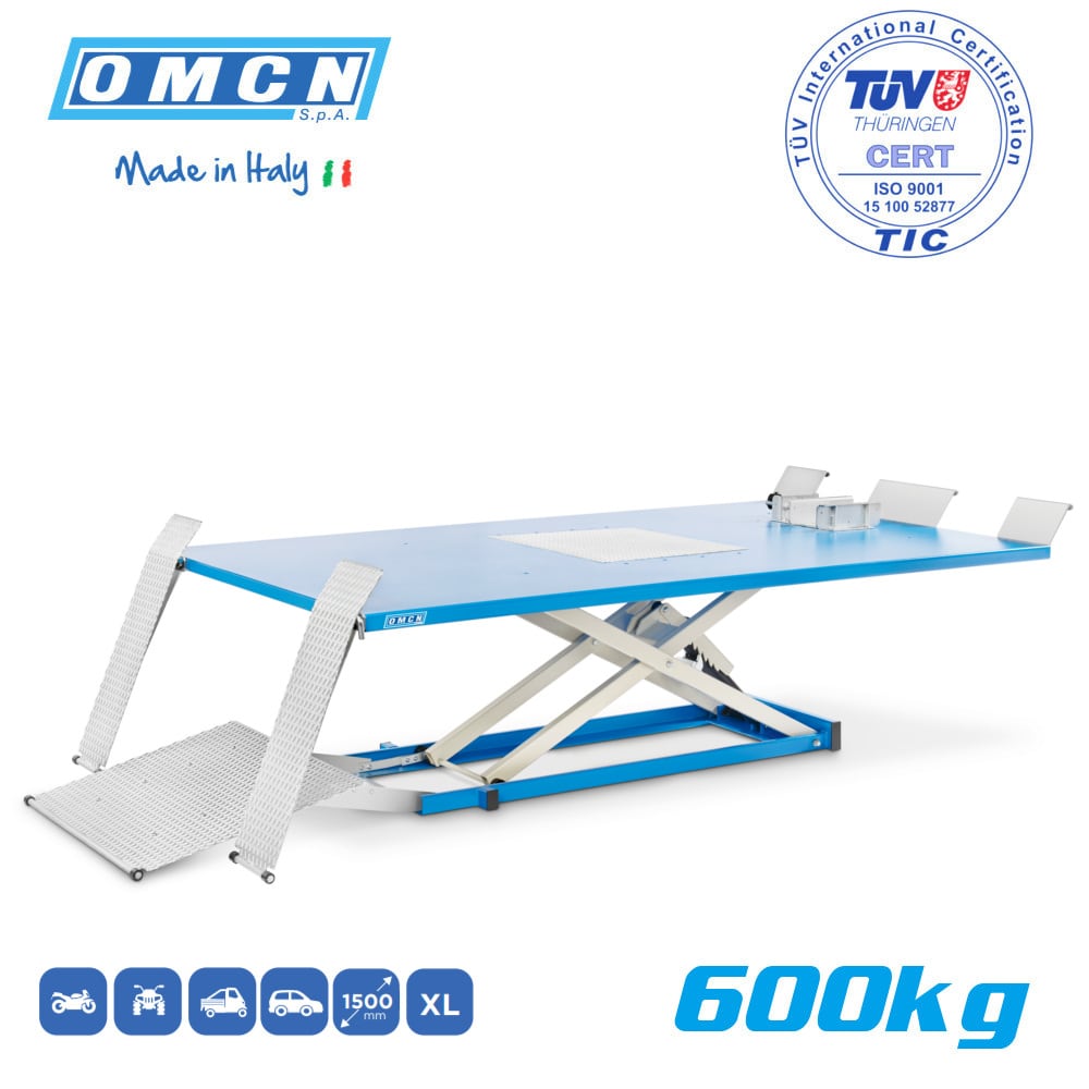 XXL ATV-Hebebühne OMCN 196/OSL, 600 kg, Plattform 150x260cm