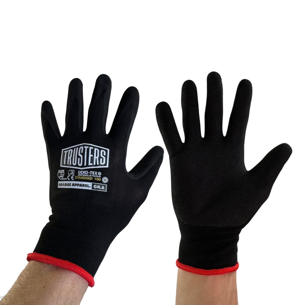 TRUSTERS GRIP Arbeitshandschuhe - Für Touchscreen, OEKO-TEX®, 12er Pack, Gr. 9