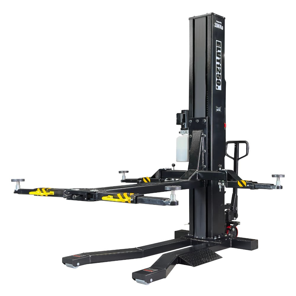 TRUSTERS ELVT1250 - Mobile 1-Säulen-Hebebühne mit 2,5t Tragkraft