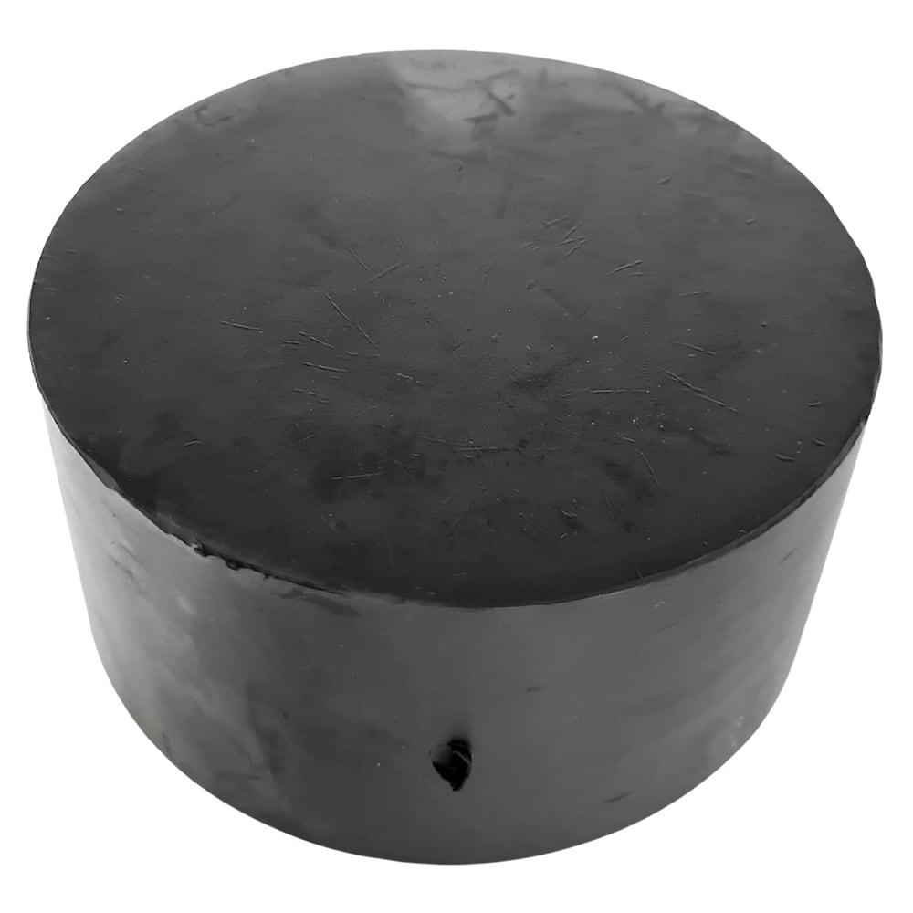 Gummiauflage für Wagenheber mit Nut, Ø100 x 50 mm