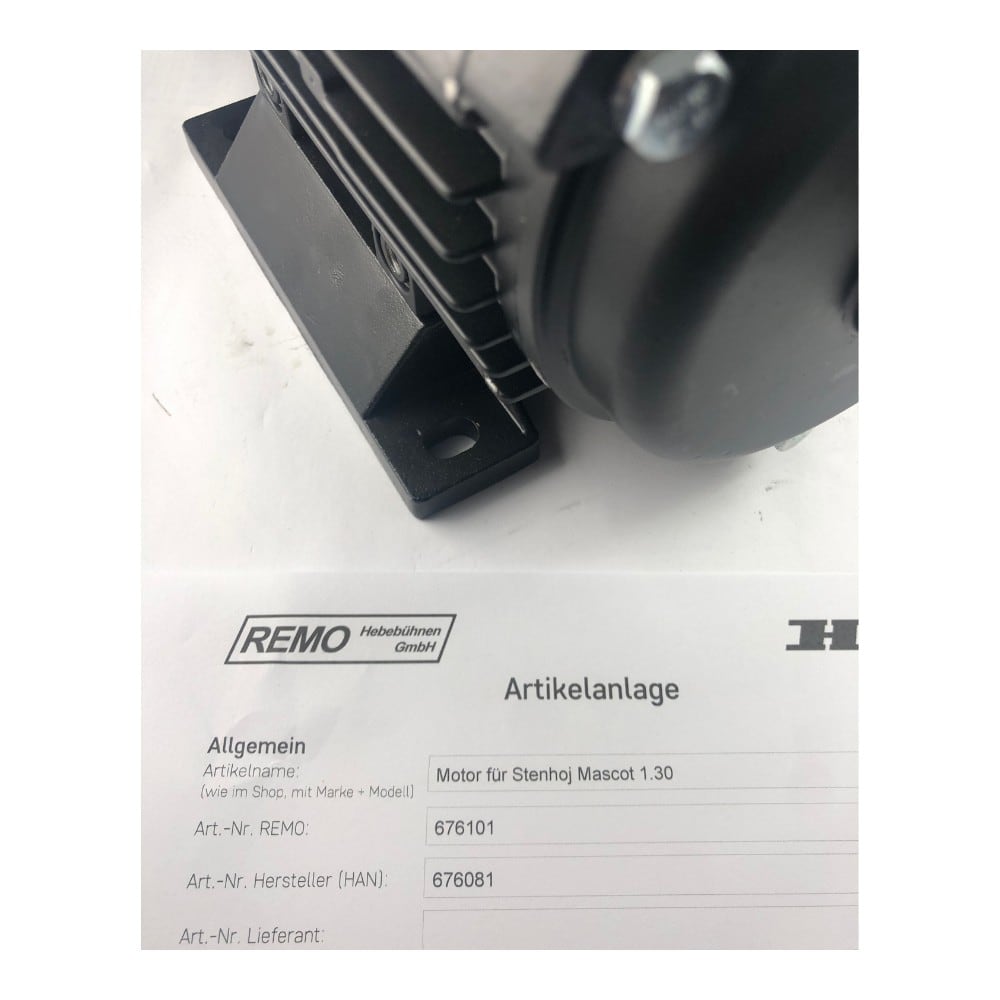 Motor für Stenhoj Mascot 1.30 und Stenhoj Maestro Modelle