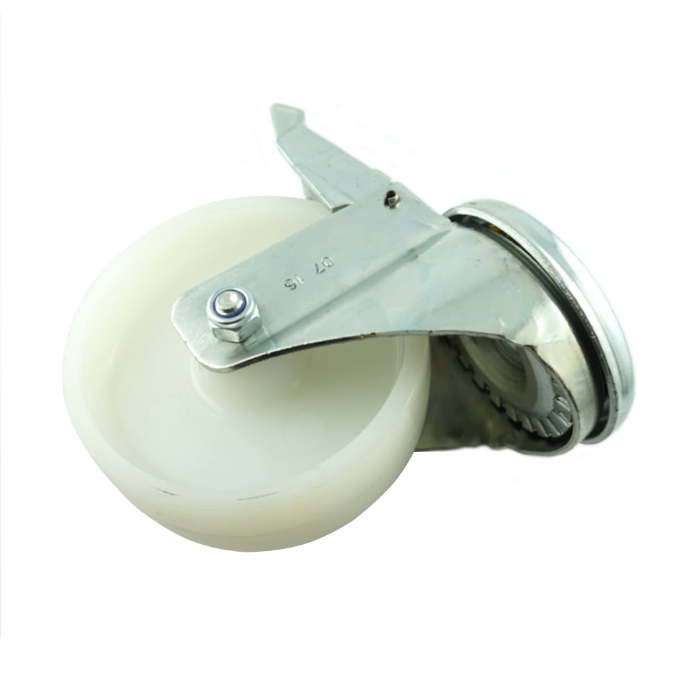 Schwenkrolle Ø100mm mit Bremse für Blitz Radmontagewagen Master Wheel 50