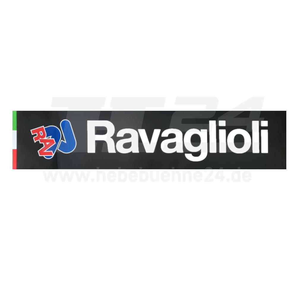 Aufkleber Ravaglioli Logo/Schriftzug für Hebebühne