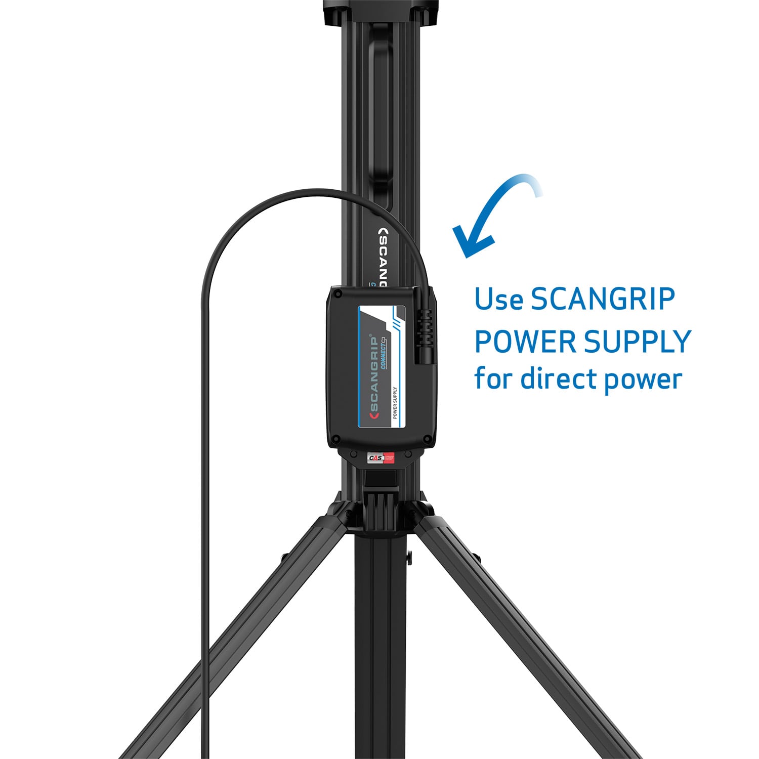 TOWER 5 CONNECT Strahler mit 5000 Lumen und integriertem Stativ