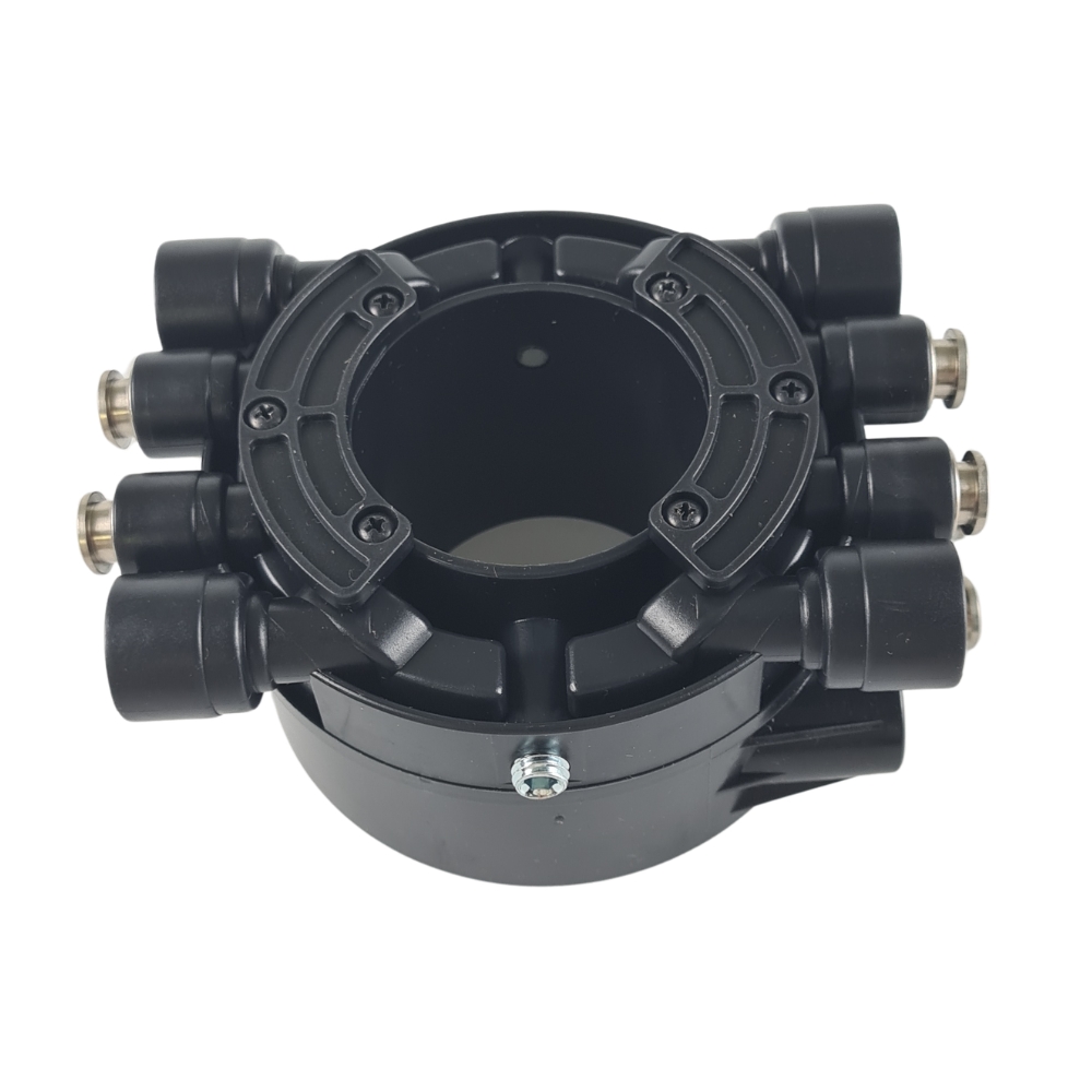 Rotary valve air distributor for Ravaglioli tire changers