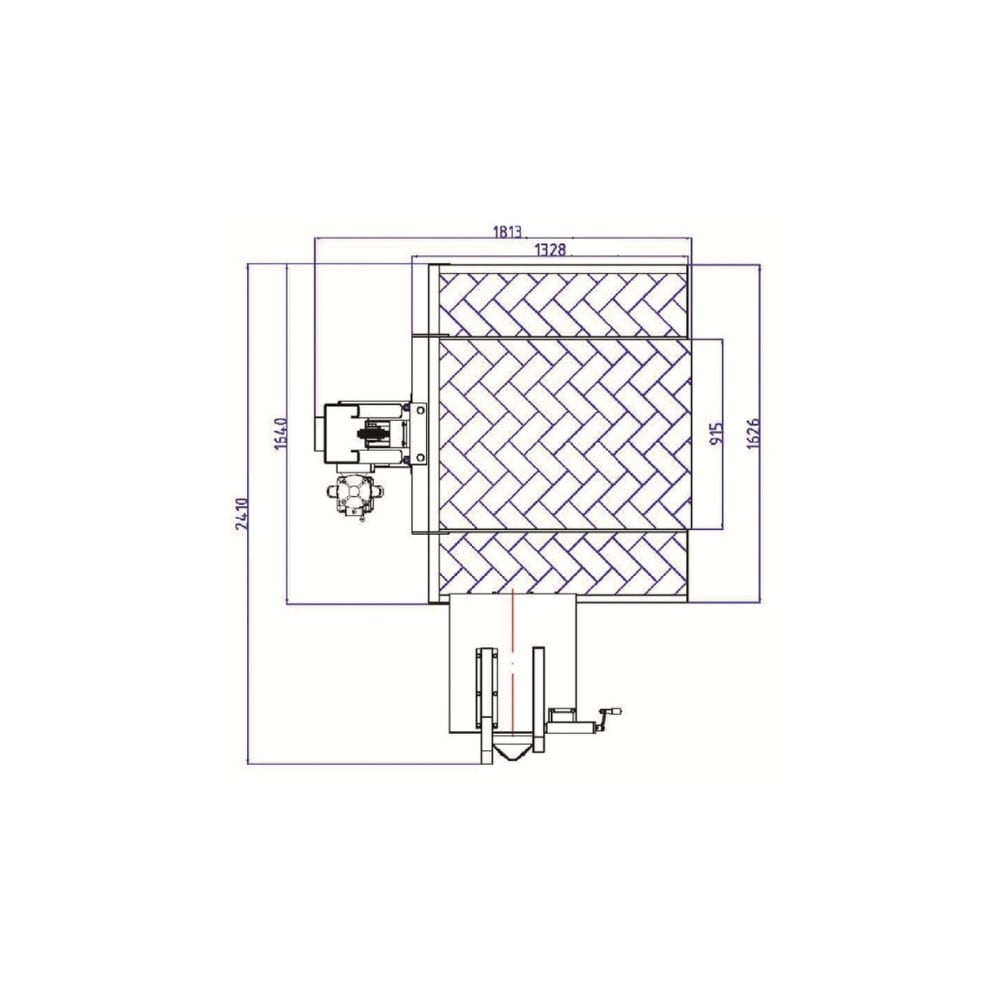 TRUSTERS ELVT1100 | 1-Säulenbühne für Quad, ATV, Rasentraktoren