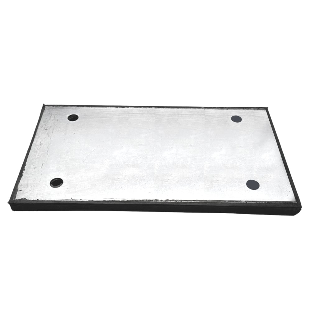 Gummiplatte für JAB Becker Hebebühnen » 220 x 120 x 12 mm » verstärkt