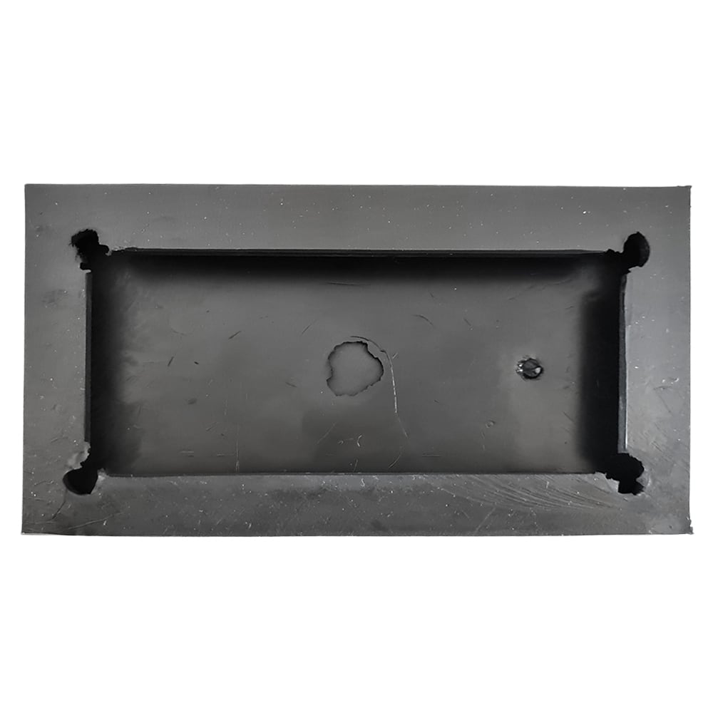 Gummiauflage für Romeico Atlantic, Nordmeer » 150  x 80 x 28 mm » stülpbar, eckig