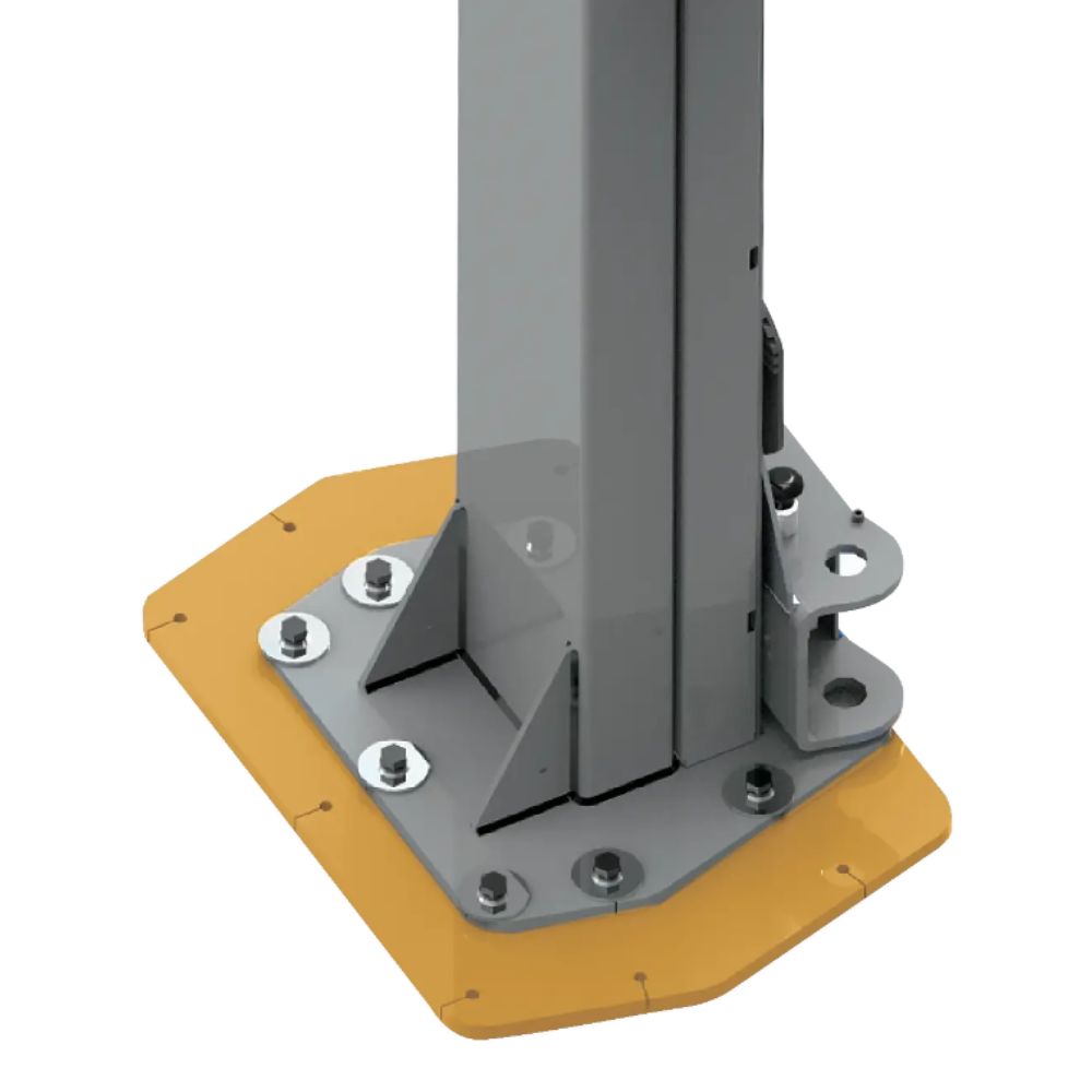 Base Plate Floor Mounting Ravaglioli KPX42 KPH40 KPH45 | VSG.2CALL.901453